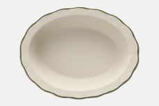 Marks & Spencer Autumn Leaves Pie Dish oval pie dish - fluted 9 5/8" thumb 2