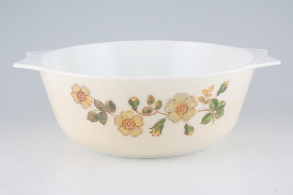 Marks & Spencer Autumn Leaves Casserole Dish Base Only Pyrex 3pt