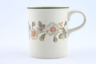 Sell Marks & Spencer Autumn Leaves Mug green line at top 3 1/4" x 3 3/4"