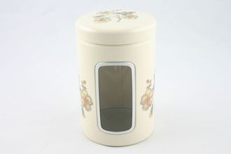 Sell Marks & Spencer Autumn Leaves Storage Jar + Lid tin with window 6 1/4"