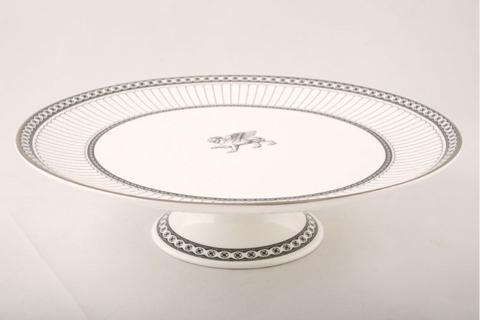 Wedgwood Contrasts Cake Plate Cake stand footed 10 3/4"
