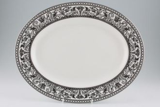 Sell Wedgwood Contrasts Oval Platter Full Accent Delphi 14"
