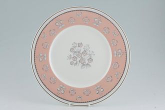 Wedgwood Pimpernel - Pink Dinner Plate gold edge 10 3/4"
