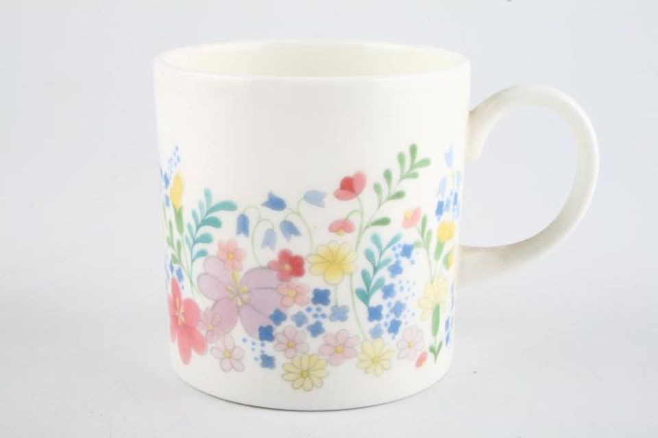 Wedgwood Forget-Me-Not Coffee/Espresso Can 2 1/2" x 2 3/4"