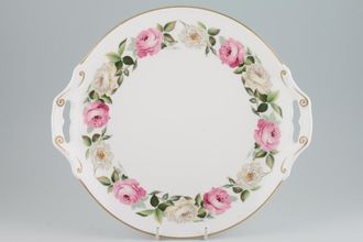 Royal Worcester Royal Garden - Elgar Cake Plate handles 11"