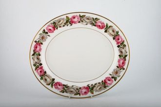 Sell Royal Worcester Royal Garden - Elgar Oval Platter 13"