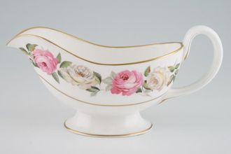 Sell Royal Worcester Royal Garden - Elgar Sauce Boat Gold line around middle
