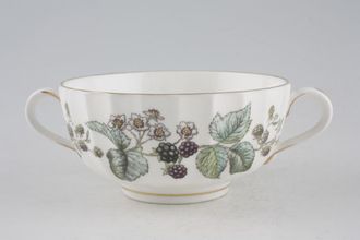 Royal Worcester Lavinia - White Soup Cup 2 Handle