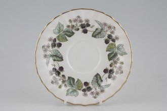Royal Worcester Lavinia - White Soup Cup Saucer 6 1/4"