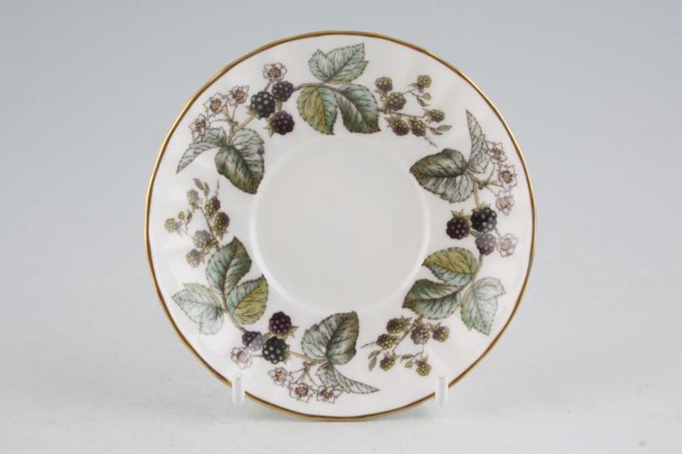 Royal Worcester Lavinia - White Coffee Saucer 4 1/2"