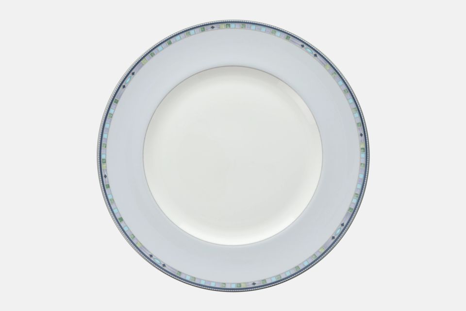 Wedgwood Quadrants Dinner Plate Accent 10 3/4"