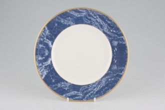 Wedgwood Cantata Salad/Dessert Plate Accent Blue Rim 8 1/8"