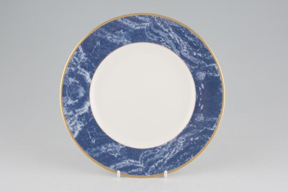 Wedgwood Cantata Salad/Dessert Plate Accent Blue Rim 8 1/8"