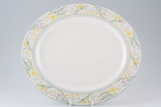 Sell Royal Worcester Summerfield Oval Platter 13 1/4"