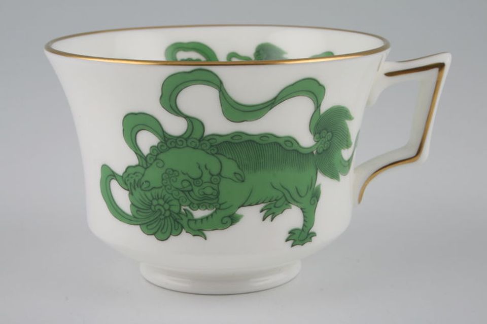 Wedgwood Chinese Tigers - Green Teacup 3 3/4" x 2 5/8"
