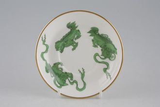 Wedgwood Chinese Tigers - Green Coffee Saucer for 2 1/4" x 2 3/8" can 4 3/4"