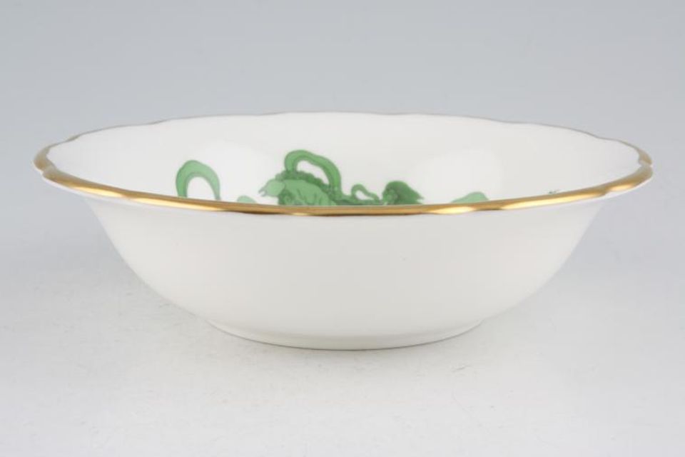 Wedgwood Chinese Tigers - Green Soup / Cereal Bowl 6"