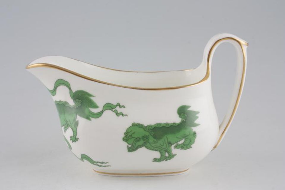 Wedgwood Chinese Tigers - Green Sauce Boat