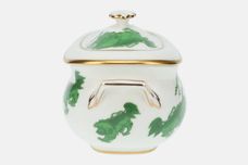 Wedgwood Chinese Tigers - Green Sugar Bowl - Lidded (Tea) thumb 2