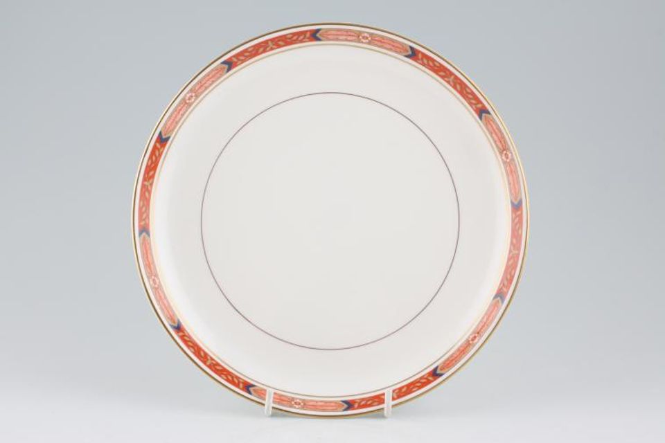 Royal Worcester Beaufort - Rust Cake Plate round 9 1/4"