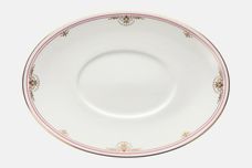 Royal Worcester Royal Court Sauce Boat Stand oval thumb 1
