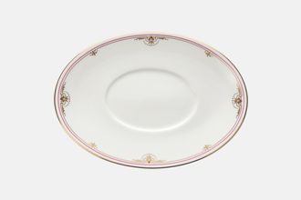 Royal Worcester Royal Court Sauce Boat Stand oval