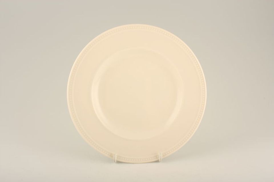 Wedgwood Windsor - Cream Salad/Dessert Plate Beaded pattern around Rim 8 1/4"