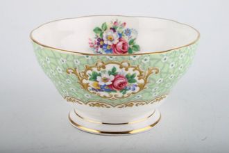 Queen Anne Gainsborough - Green Sugar Bowl - Open (Tea) 4 5/8"
