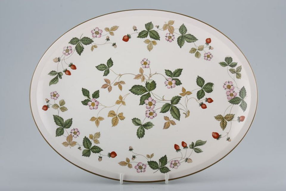 Wedgwood Wild Strawberry - O.T.T. Oval Platter 13 1/4"
