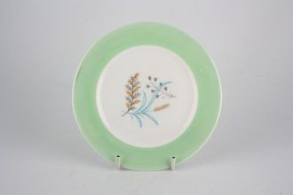 Queen Anne Glade Tea / Side Plate Green 6 1/4"