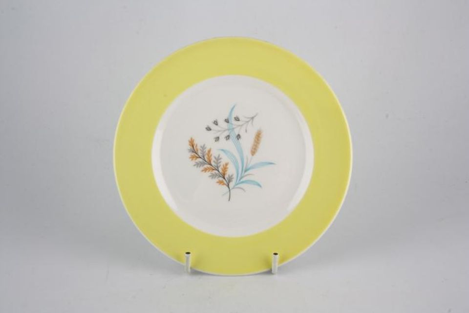 Queen Anne Glade Tea / Side Plate Yellow 6 1/4"