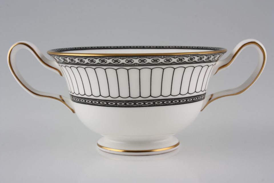 Wedgwood Colonnade - Black Soup Cup Handle above lip.See photo