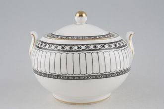 Wedgwood Colonnade - Black Sugar Bowl - Lidded (Tea) Squat