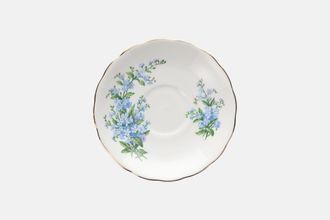 Queen Anne Forget - Me - Not Tea Saucer 5 1/2"