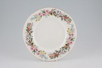 Sell Wedgwood Downland - Gold Edge - Floral Breakfast / Lunch Plate 9"