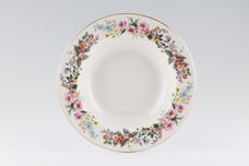 Wedgwood Downland - Gold Edge - Floral Rimmed Bowl 8" thumb 2