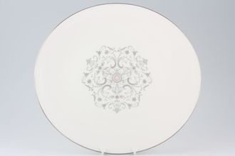 Royal Worcester Bridal Lace Oval Platter 12 1/2"