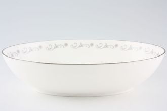 Royal Worcester Bridal Lace Vegetable Dish (Open) oval 9 3/4"