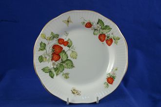 Sell Queens Virginia Strawberry - Gold Edge - Ribbed Embossed Tea / Side Plate 6 1/4"