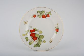 Sell Queens Virginia Strawberry - Gold Edge - Swirl Embossed Tea / Side Plate 6 3/8"