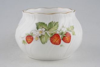 Sell Queens Virginia Strawberry - Gold Edge - Swirl Embossed Sugar Bowl - Open (Coffee) 3"