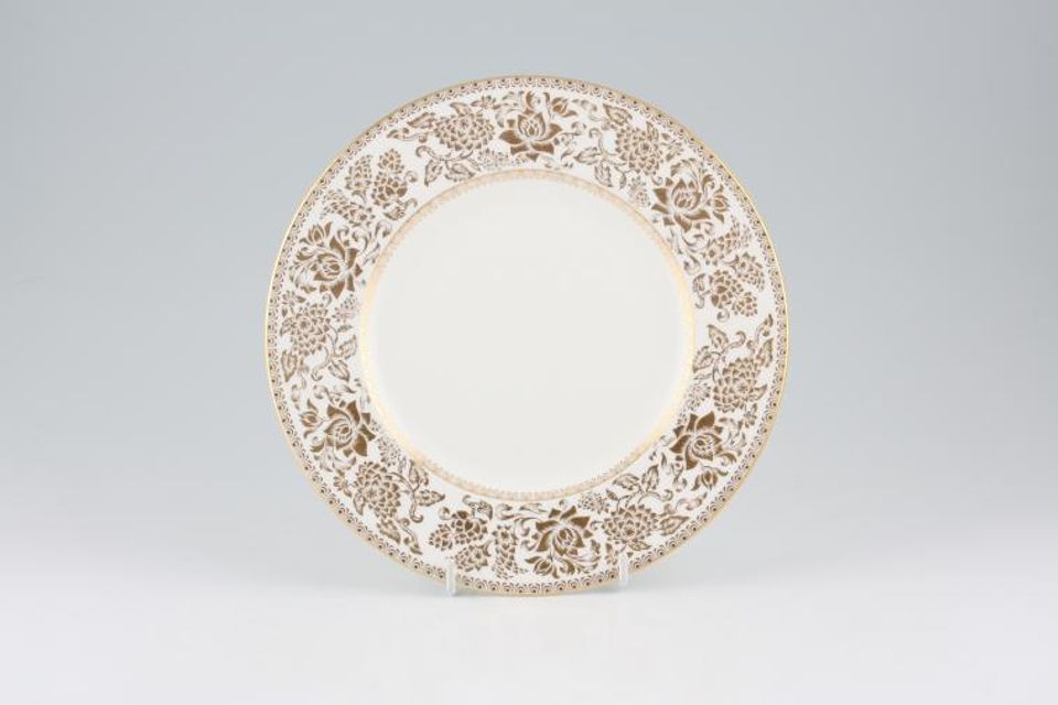 Wedgwood Gold Damask Breakfast / Lunch Plate 9"