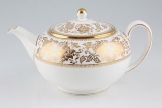 Wedgwood Gold Damask Teapot 1 3/4pt