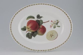 Queens Hookers Fruit Oval Platter Apple 13 1/2"