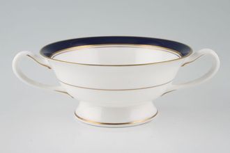 Sell Royal Worcester Howard - Cobalt Blue - gold rim Soup Cup Made in England - Round Handle