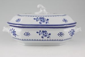 Spode Gloucester - Blue Vegetable Tureen with Lid