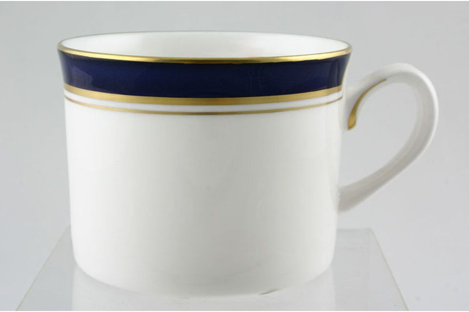 Royal Worcester Howard - Cobalt Blue - gold rim Teacup Palladian- straight sided 3 1/4" x 2 1/2"