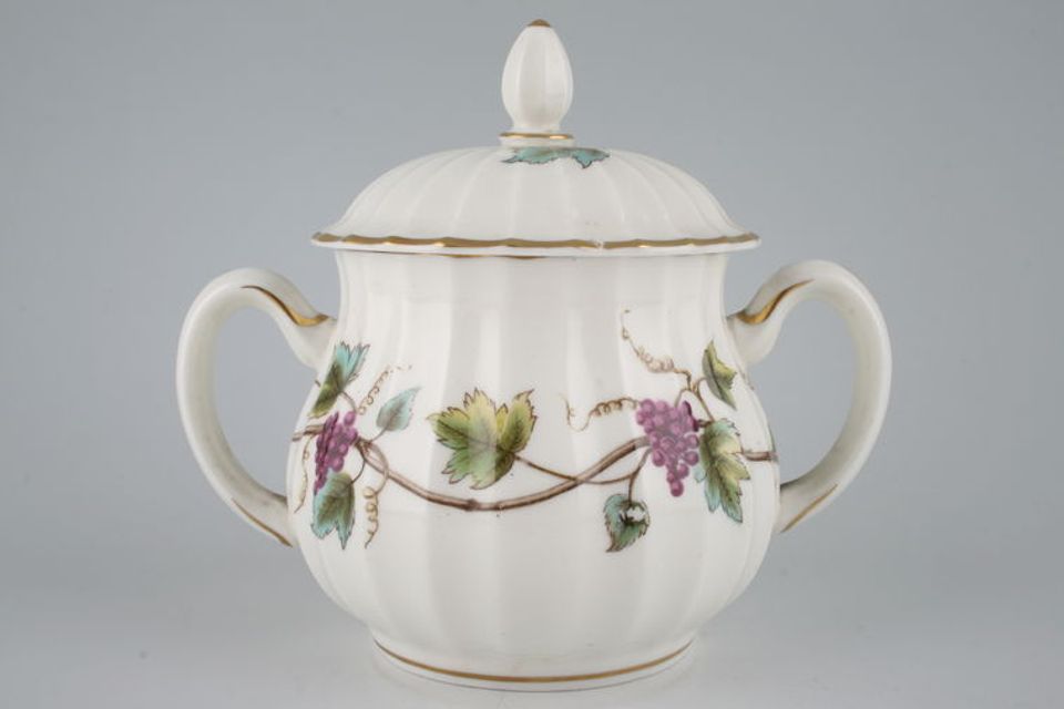 Royal Worcester Bacchanal - Cream Sugar Bowl - Lidded (Tea) 3"
