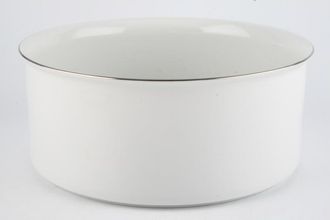 Sell Thomas Medaillon Platinum Band - White with Thin Silver Line Serving Bowl 7 1/2"