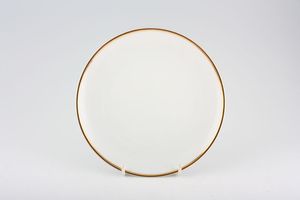 Thomas Medaillon Gold Band - White with Thick Gold Line Salad/Dessert Plate